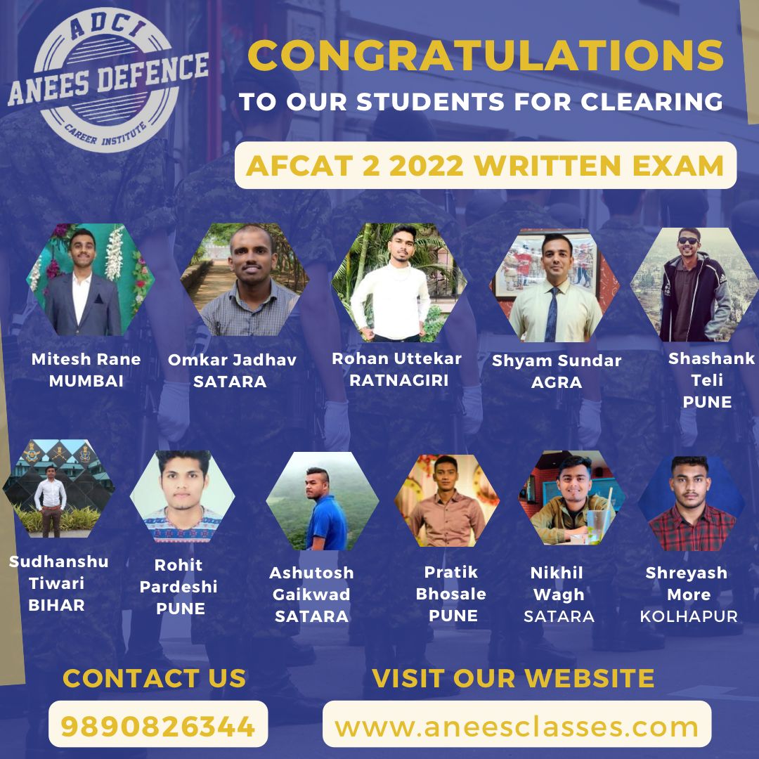 Congrats!! Clearing AFCAT 2022 Exams